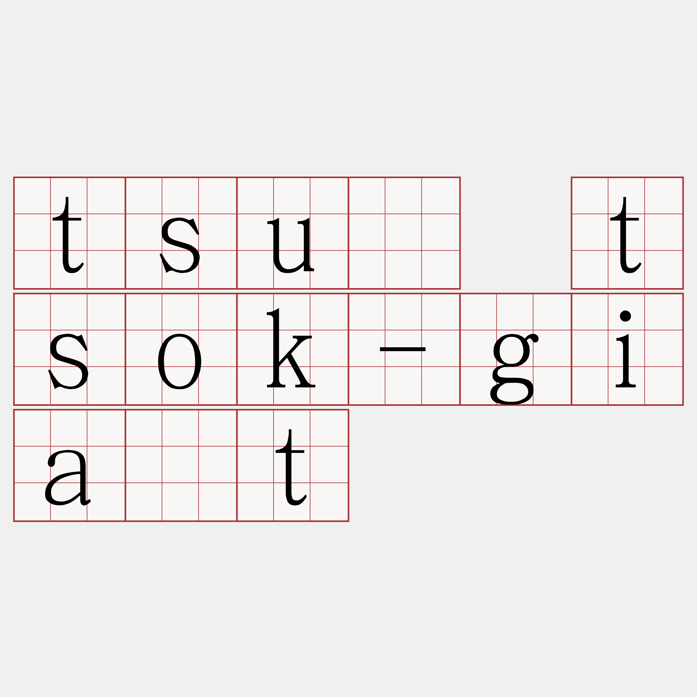 tsū tsok-gia̍t